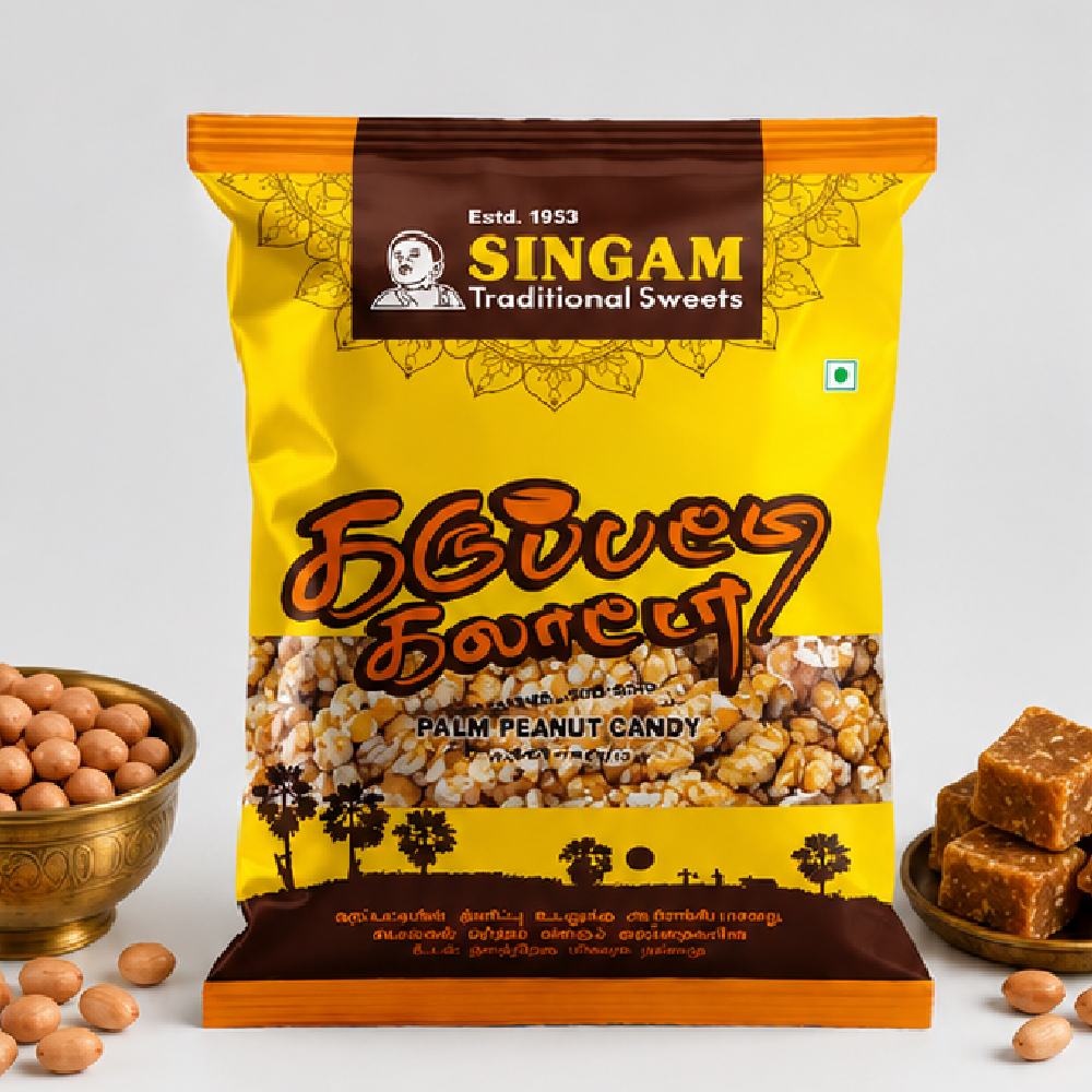 Palm Jaggery Peanut Candy - Classic Pack - Image 3