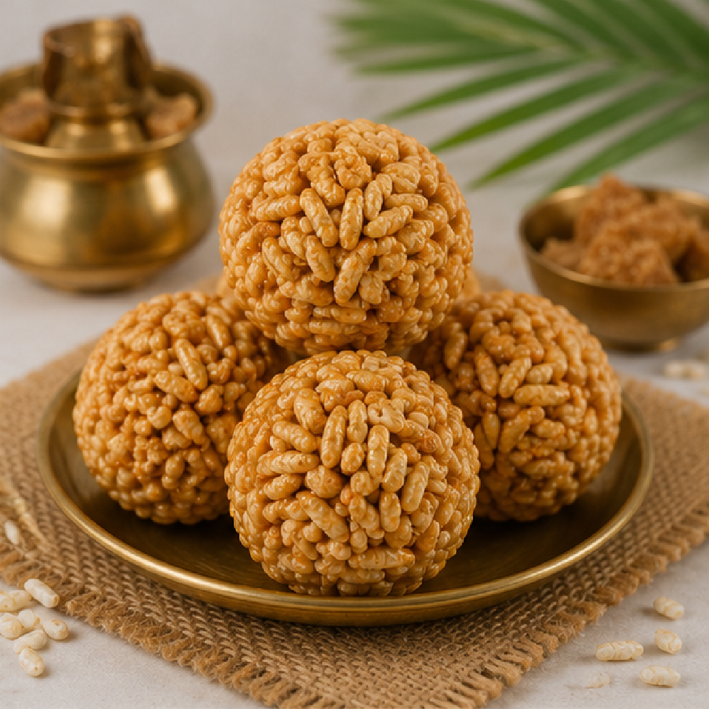 Palm Jaggery Pori Urundai - Family Pack - Image 4